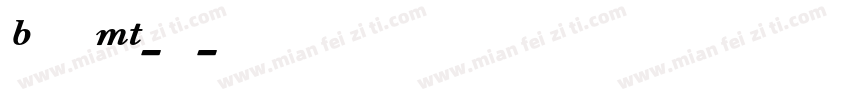Bell MT-粗体字体转换